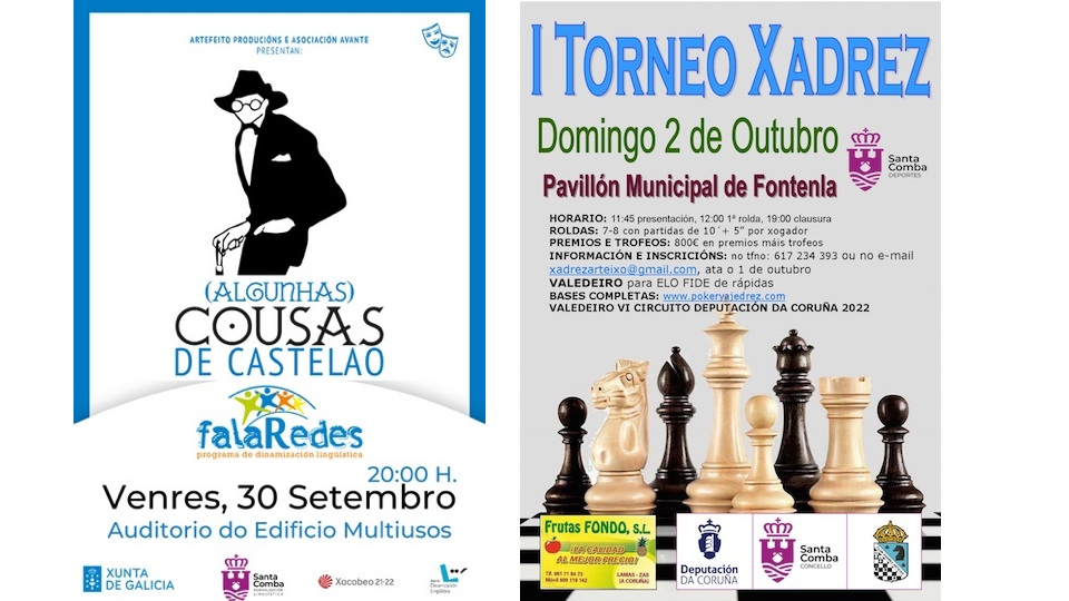 Castelao e Xadrez en Santa Comba