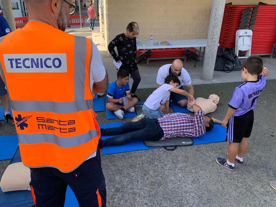 DeporteRúa auxilios rcp