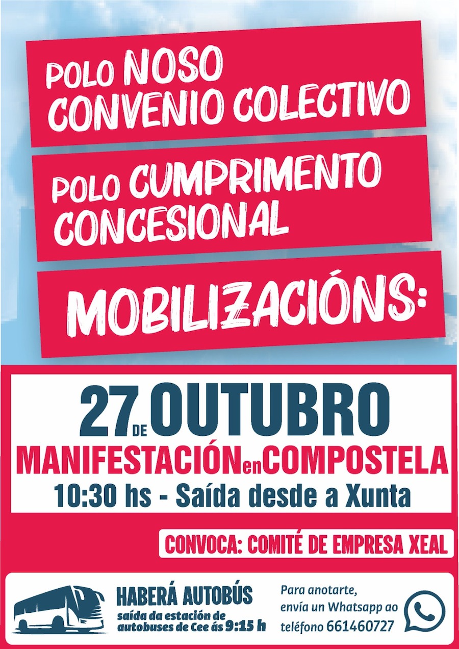 Manifestacion XEAL cartel