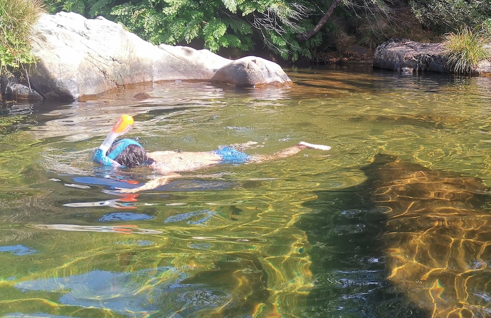 buceando nas Caldeiras do Castro