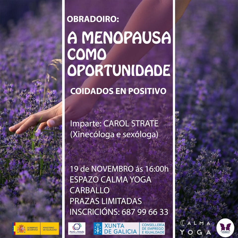 Xornada sobre menopausia con Visibles en Carballo