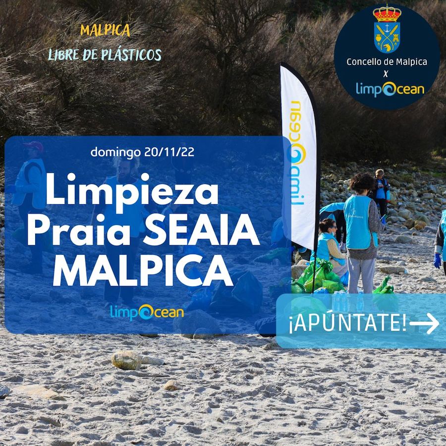 cartel Limpeza Seaia por limpOcean
