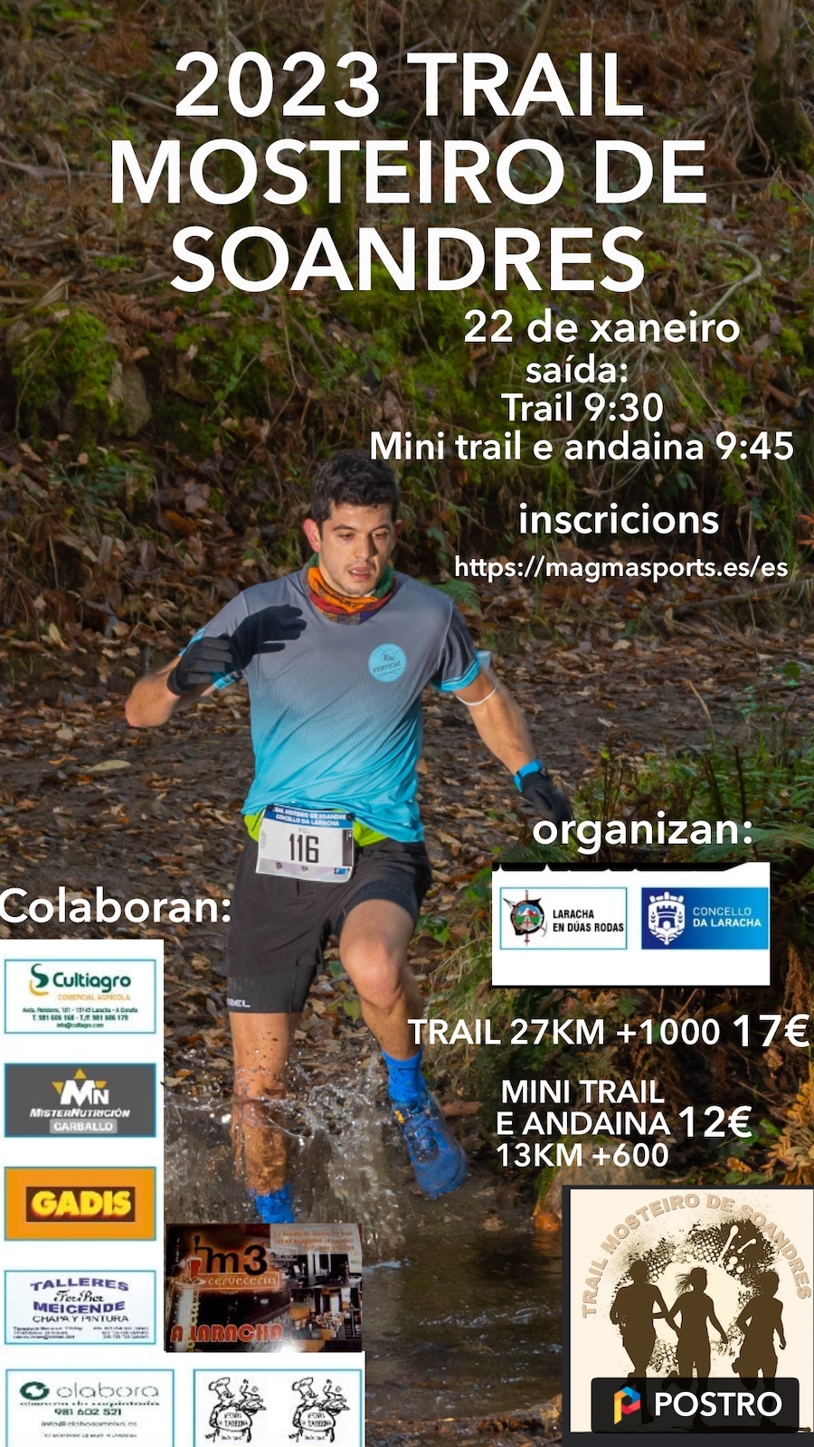Trail Mosteiro de Soandres Laracha 2023