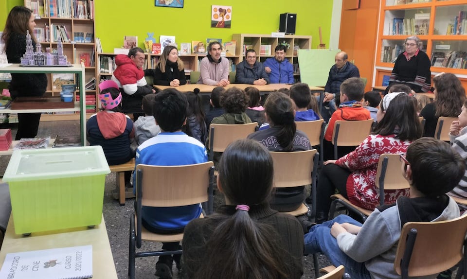 Campana solidariedade CEIP Vilarmide charla