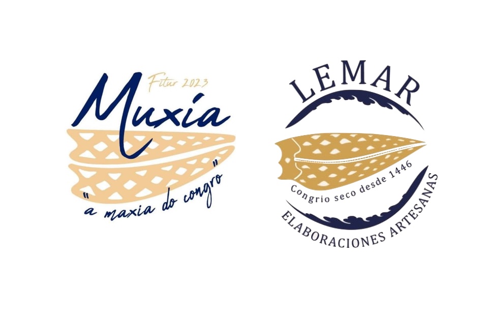 O logo municipal de Muxia e o congro e da empresa