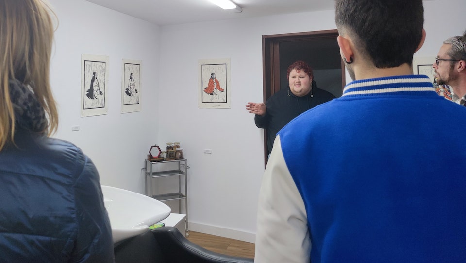 Expo PeloZ na Barberia Daviz 1