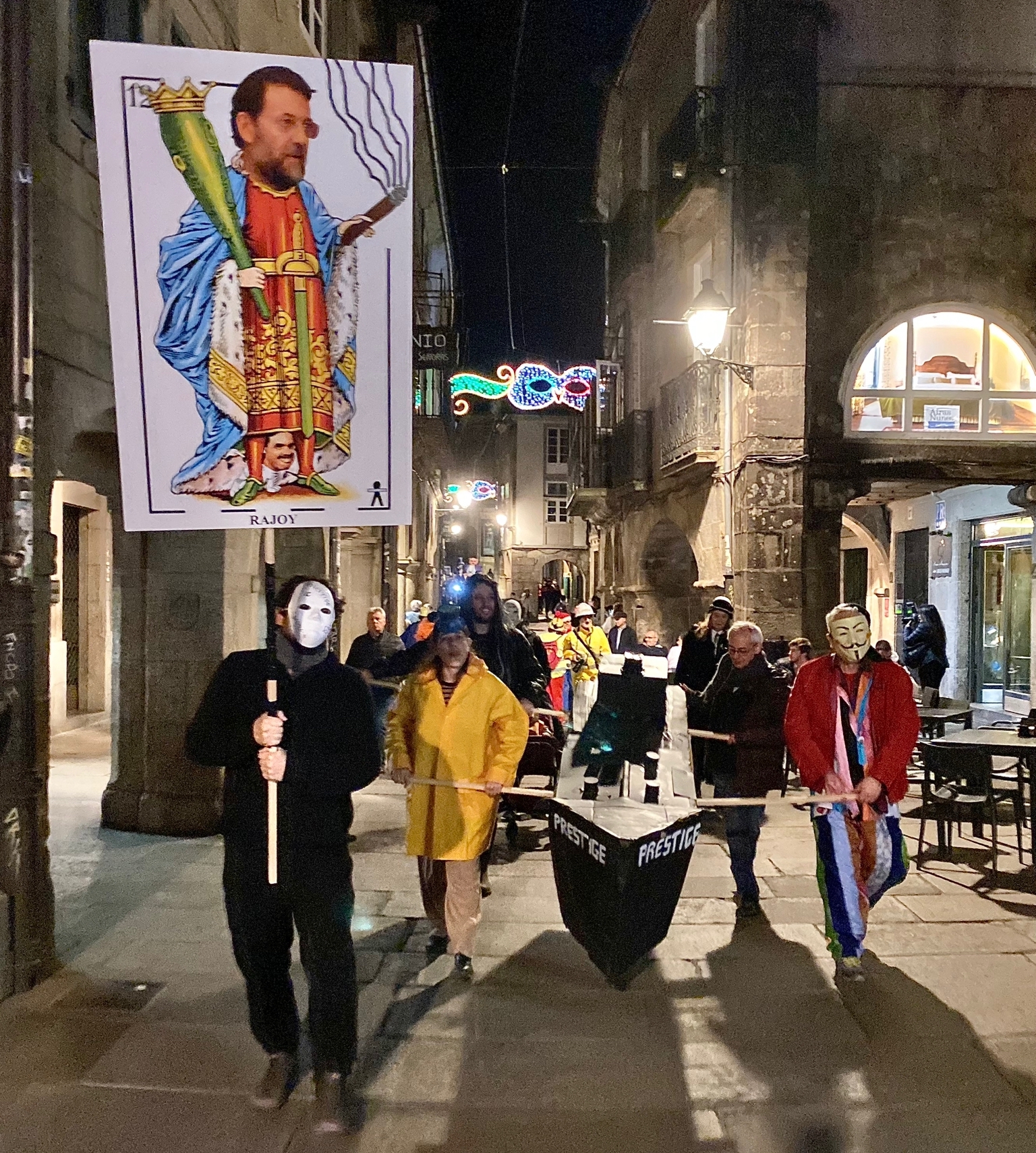 O Entroido do Prestige a rua UGBN