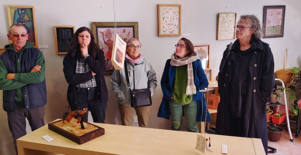 Expo de Toño Galan no Estudo Garabato 3