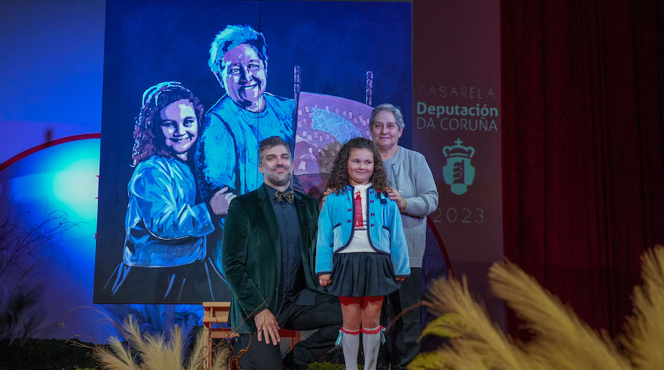 Homenaxe palilleiras na Mostra do Encaixe