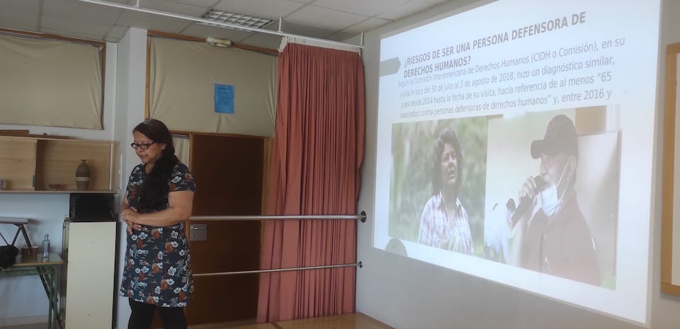 Activistas hondurenas no CPI