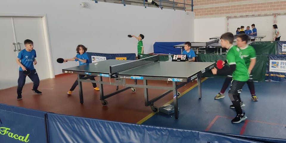 pinpon en zas-un momento do xogo