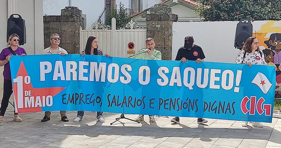 Concentracion CIG 1 de Maio 2023 Cee