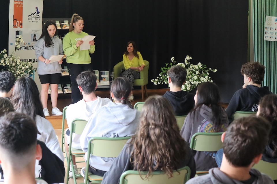 Maria Solar no IES de Baio 2