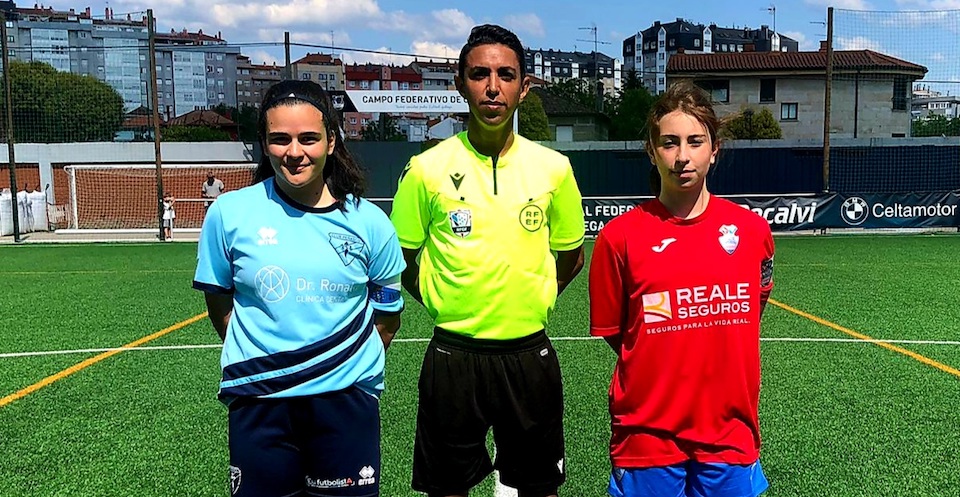 A cadete Ainhoa fixo de capi do Ponteceso