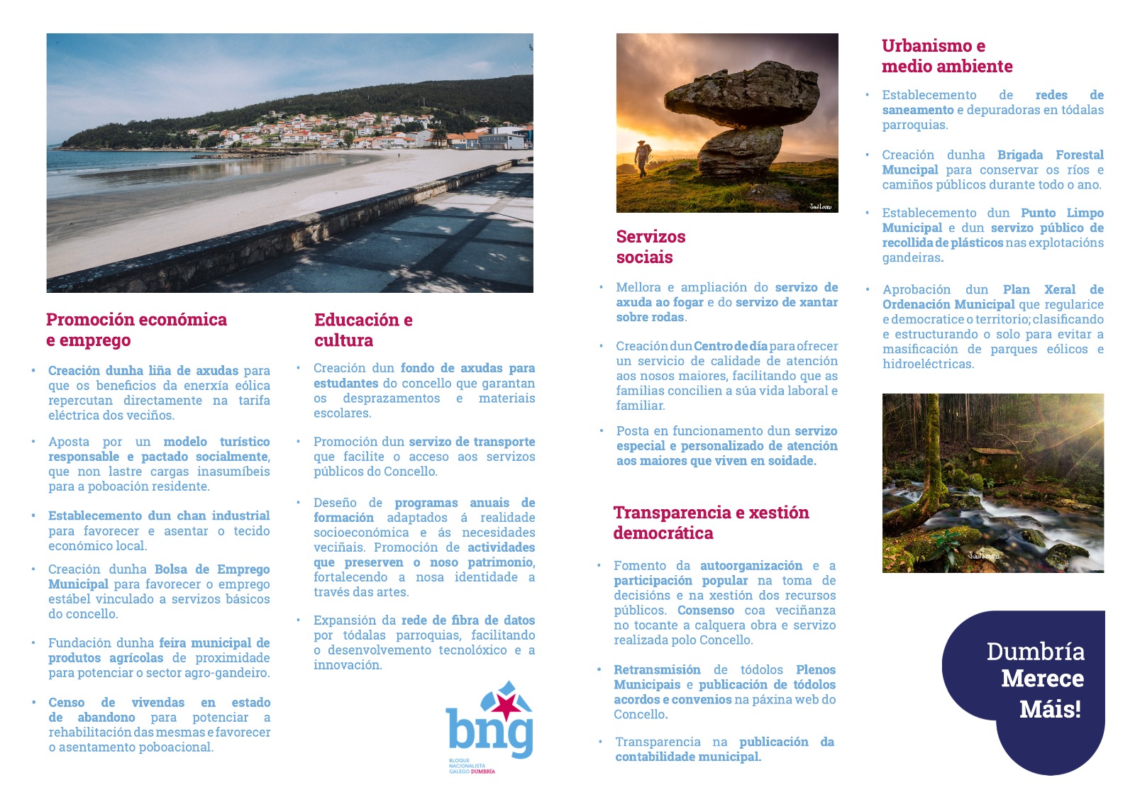 programa BNG Dumbria 2023