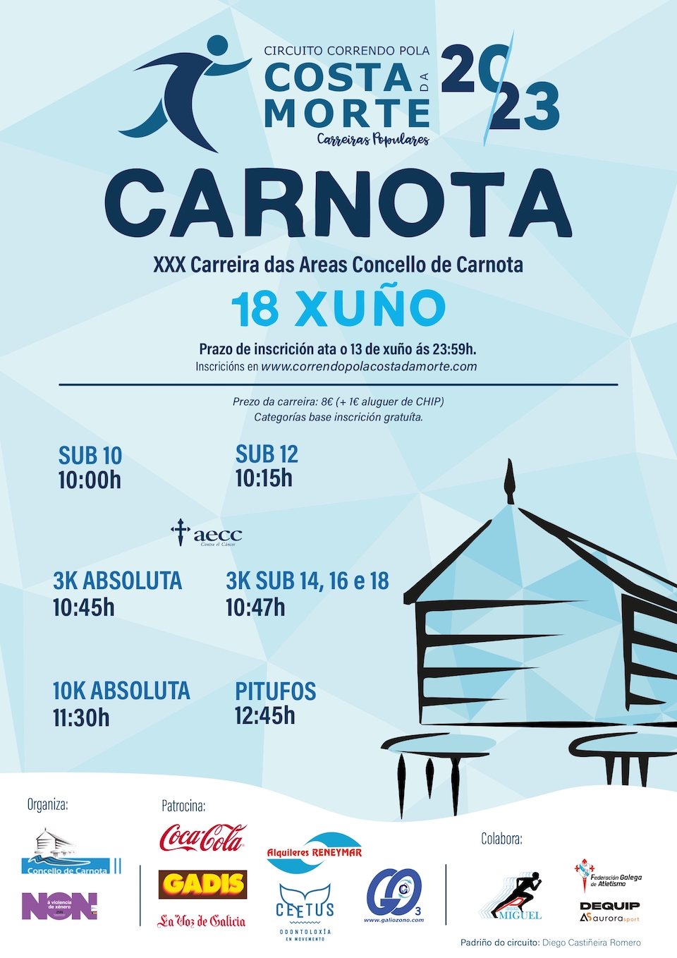 CARTEL Carreira Areas Carnota 2023
