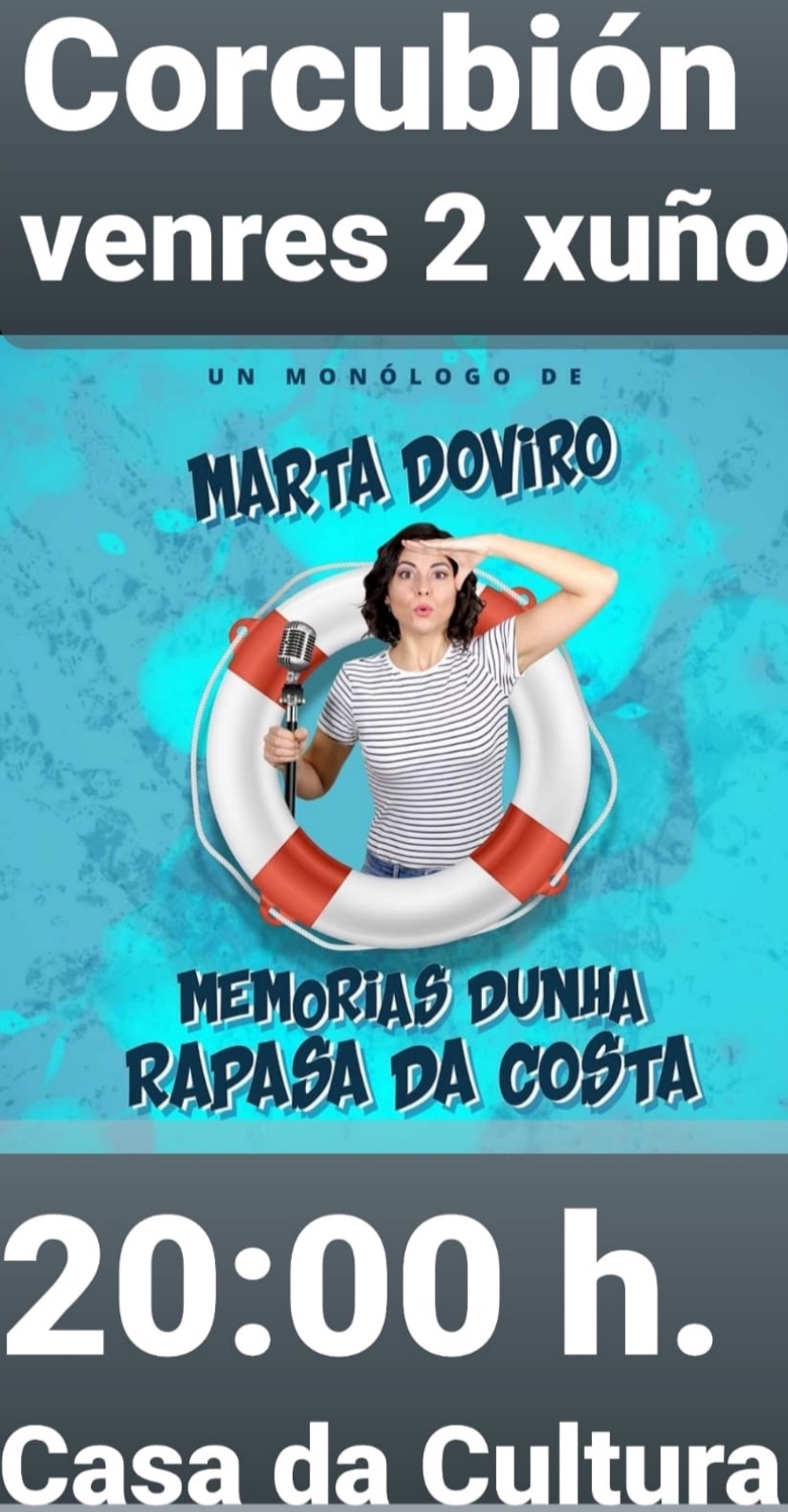 marta doviro en Corcubion