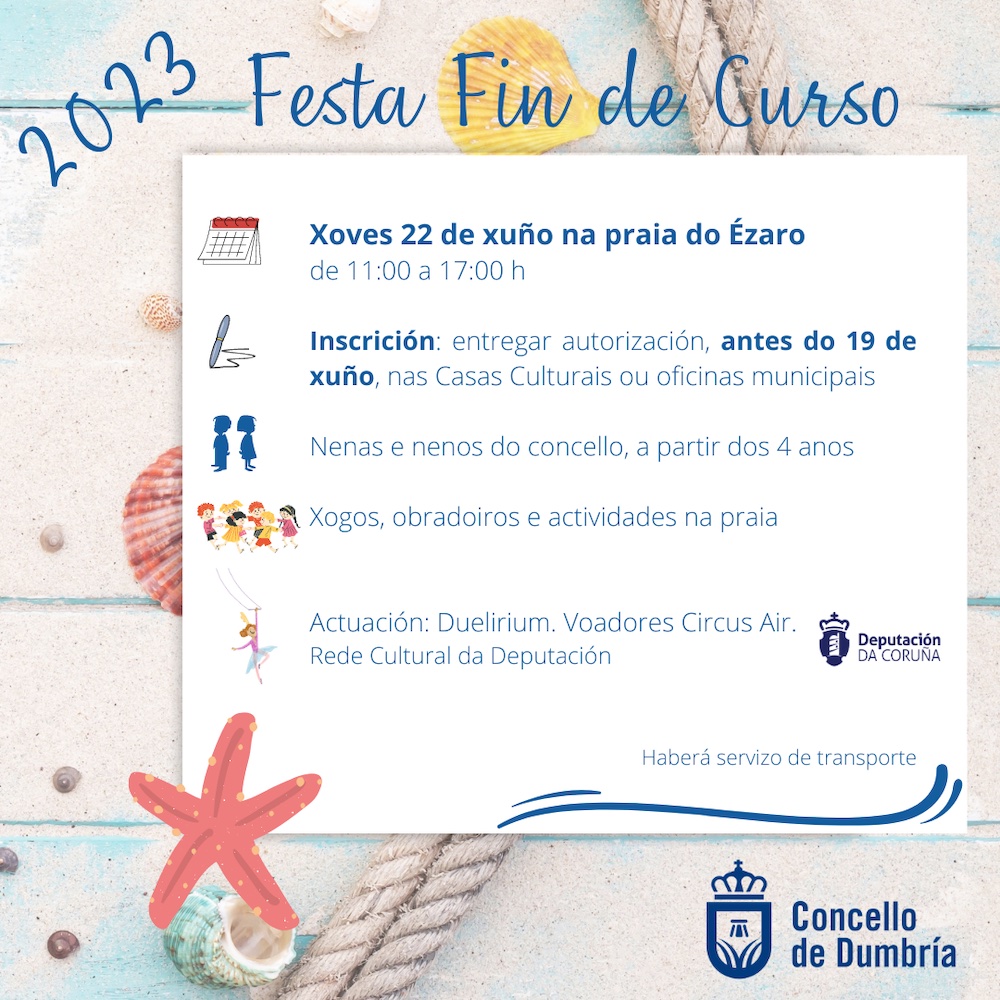 Festa Fin de Curso Dumbria 2023