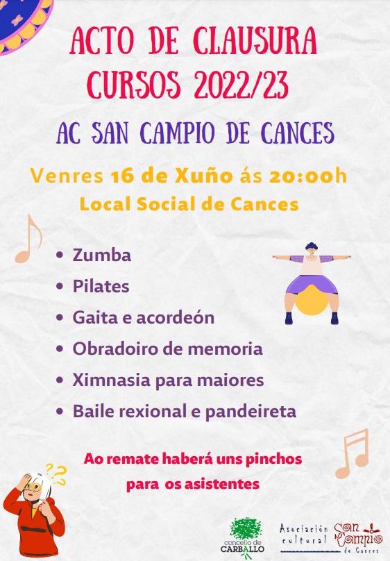 clausura Actividades Cances 2023