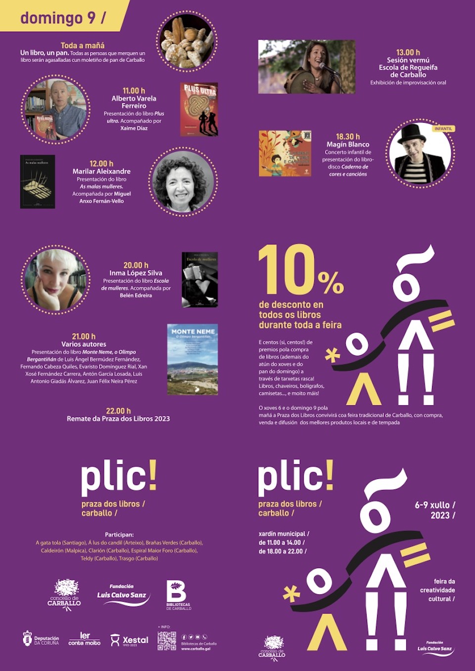 Programa Praza dos libros Carballo 2023 1