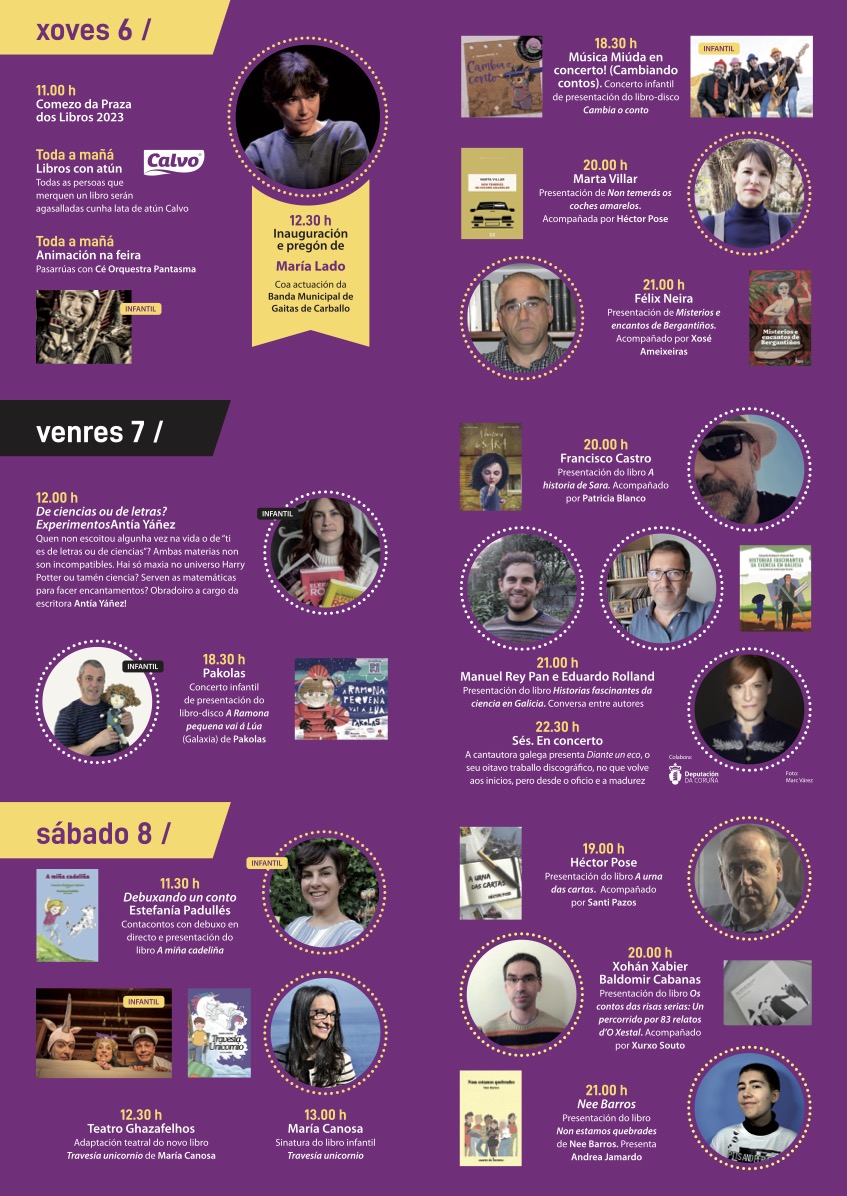Programa Praza dos libros Carballo 2023 2