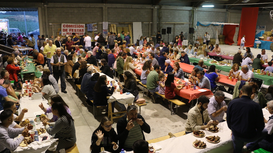 Xantar festa mazaricos