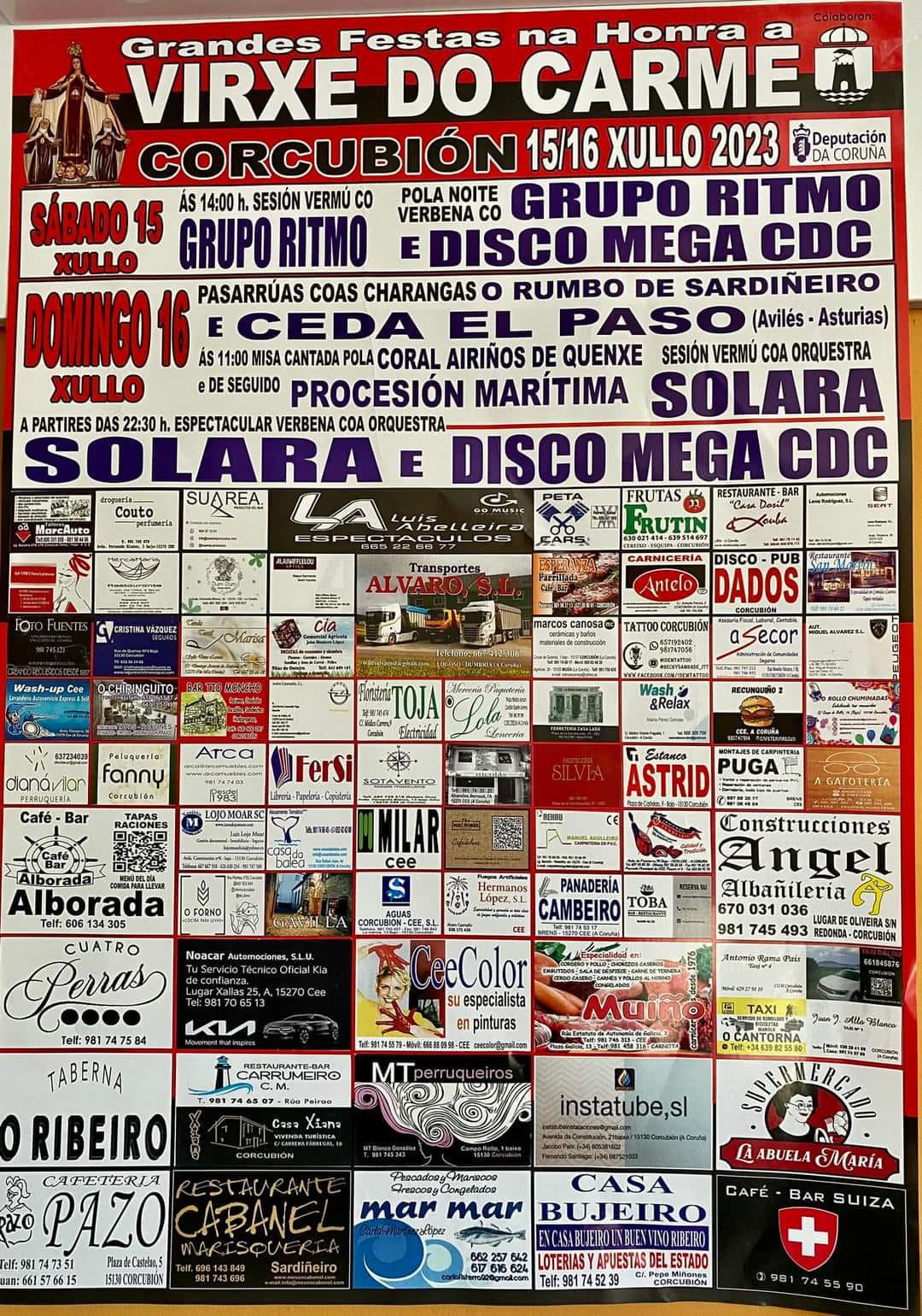Festas do Carme de Corcubion 2023