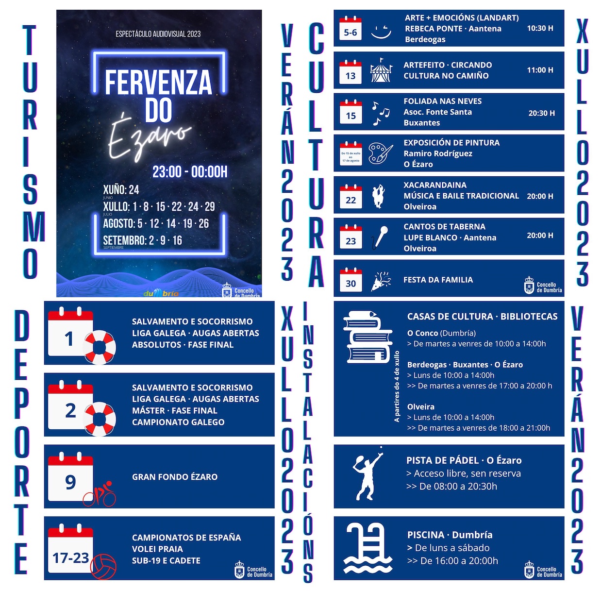 Programa Veran Concello Dumbria