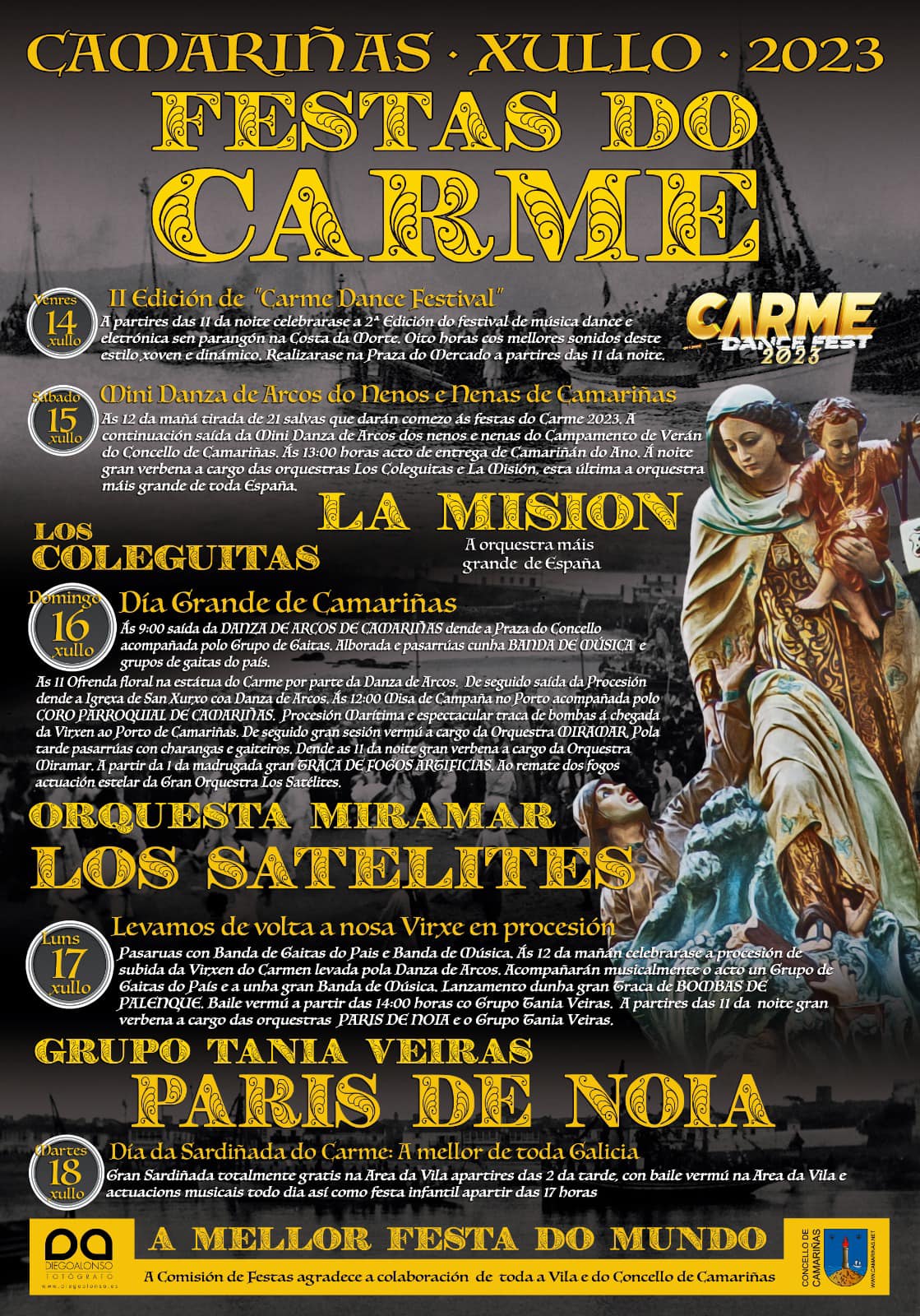 Festas do Carme de Camarinas 2023