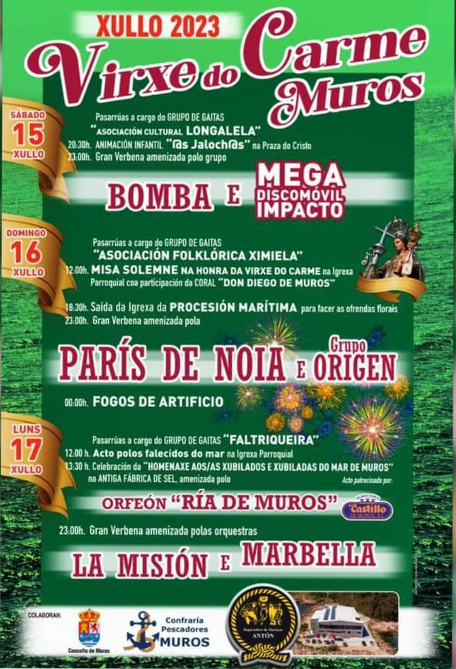 Festas do Carme de Muros 2023