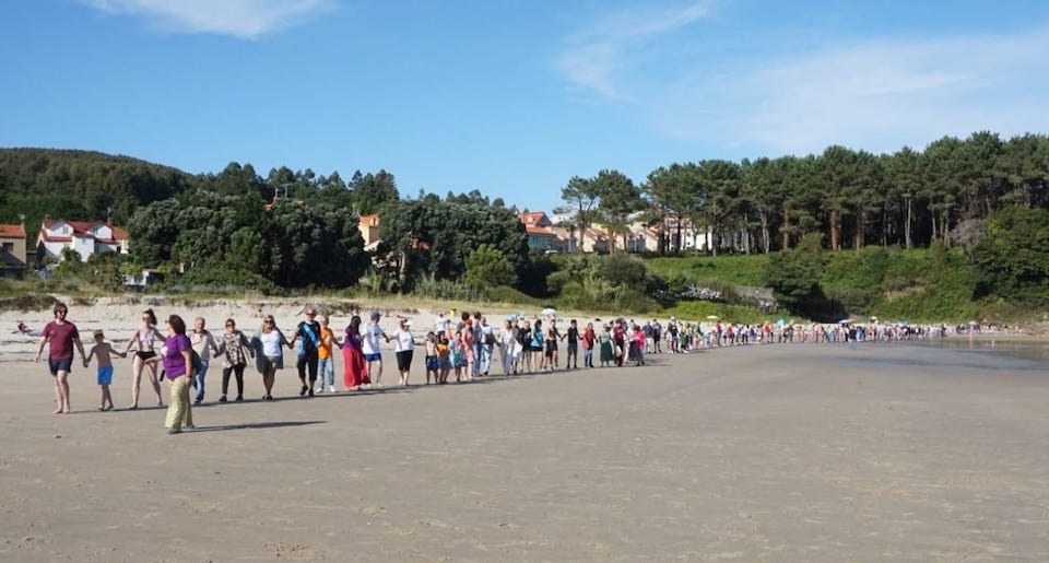 Cadea humana da inclusion en Sardineiro 2