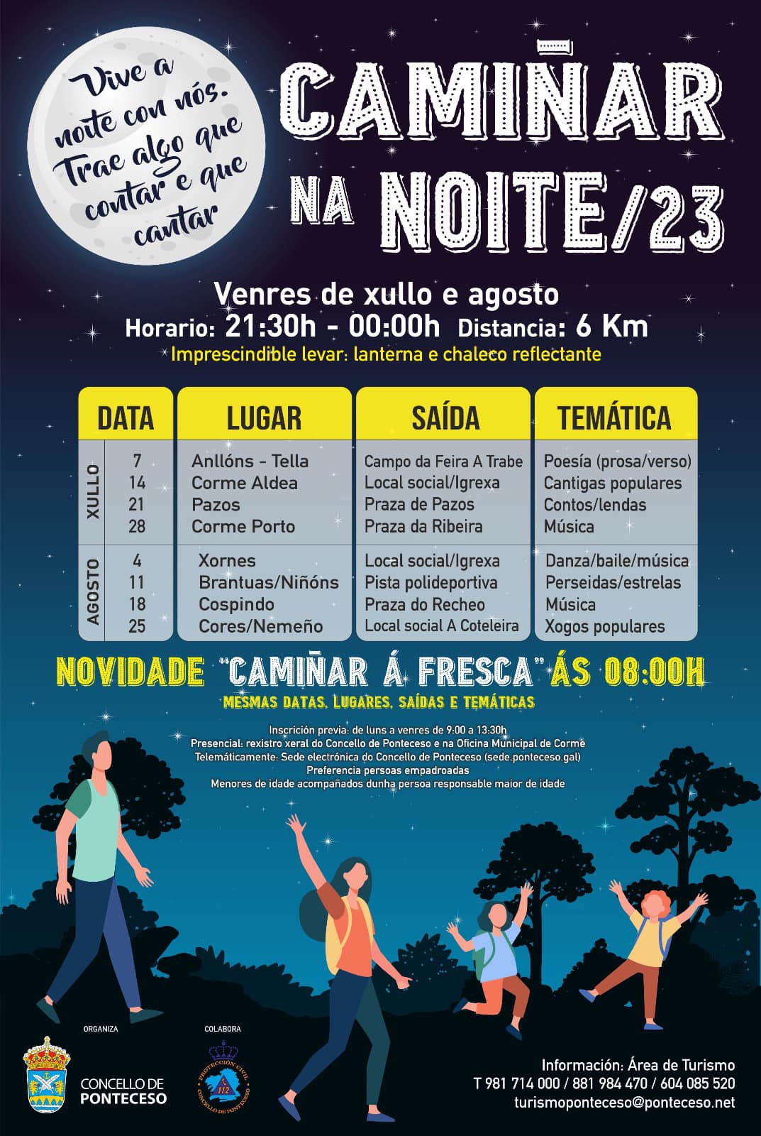 Caminar na Noite Ponteceso 2023