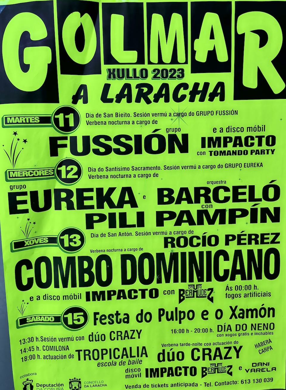 Festas de Golmar Laracha 2023