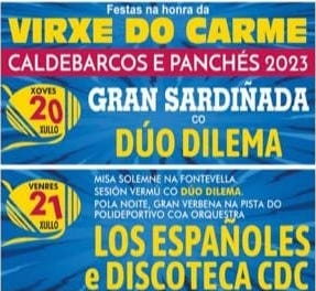 festas do carme de caldebarcos