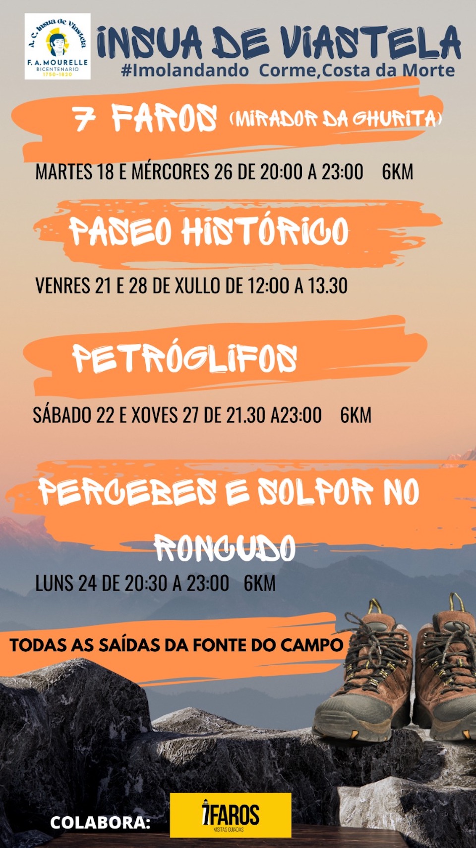 Programa de rutas con Insua de Viastela