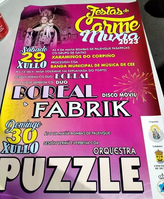 Festas do Carme de Muxia 2023