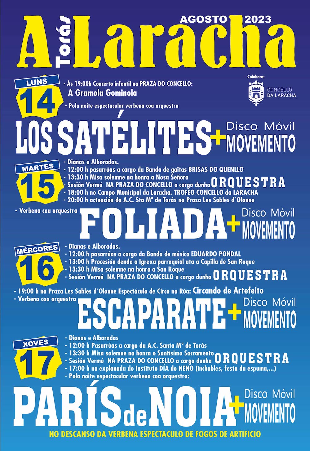 Festas A Laracha 2023