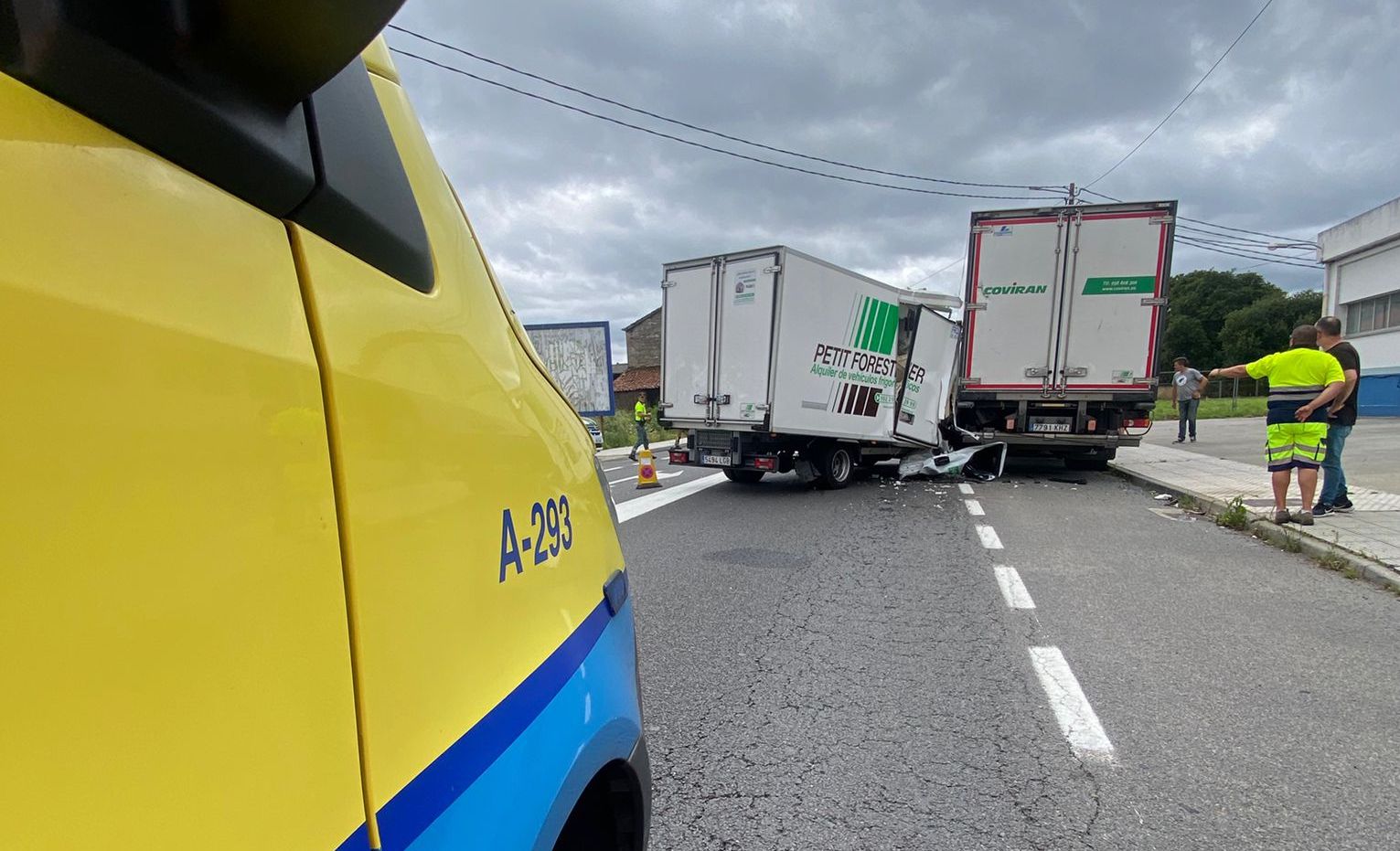 Accidente camions VImianzo