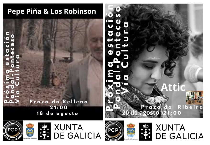 Attic e Pepe Pina en Ponteceso
