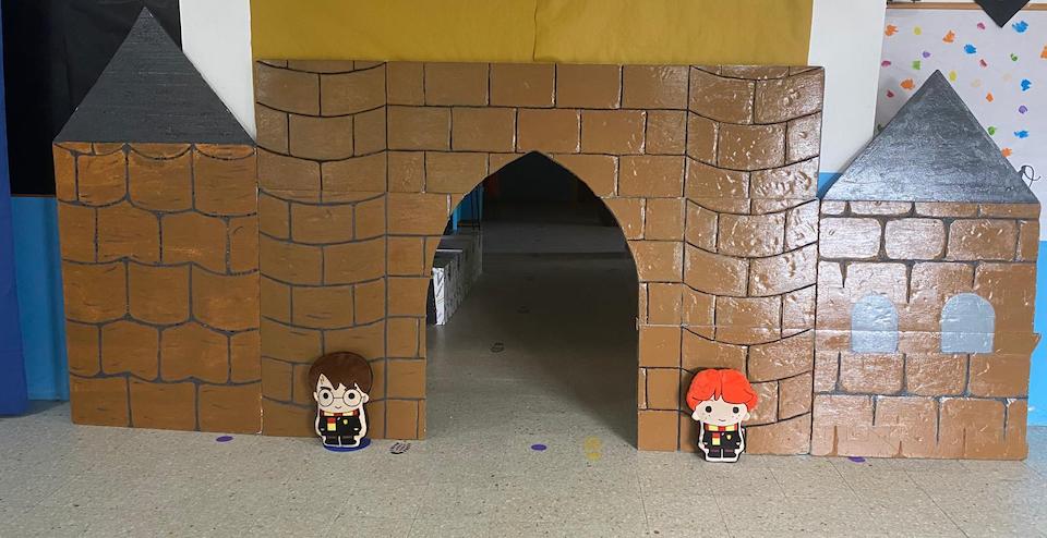 Entrada ao cole de Fisterra ao mundo de Howarts