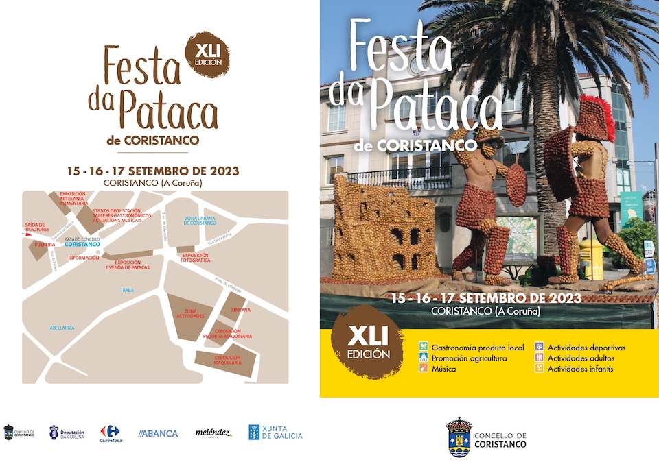 Cartel Festa da Pataca de Coristanco 2023