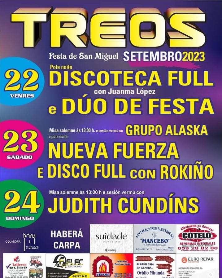 Festas de Treos-Vimianzo 2023