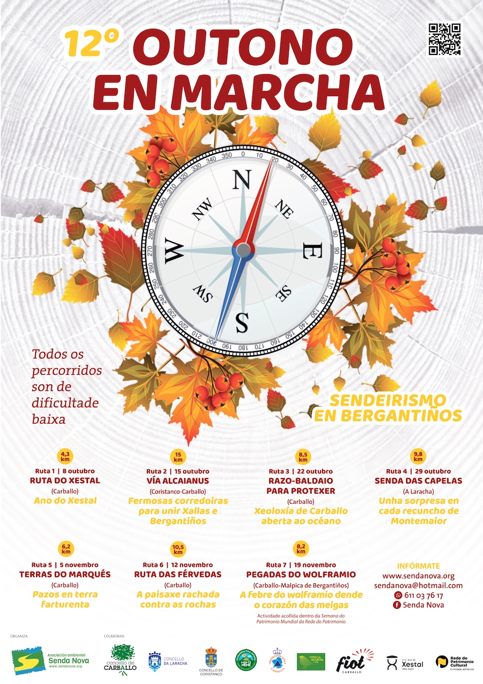 Cartel Outono E Marcha Senda Nova 2023