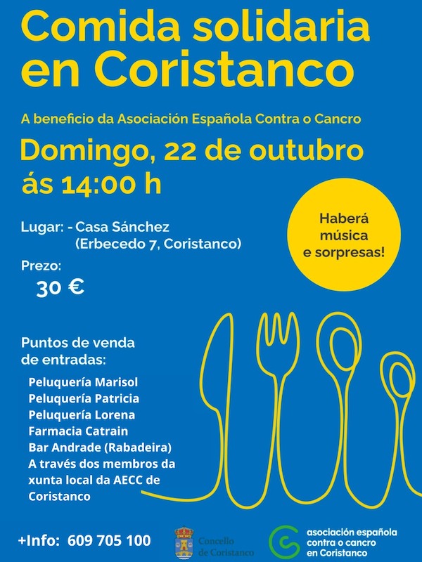Comida Solidaria AECC Coristanco