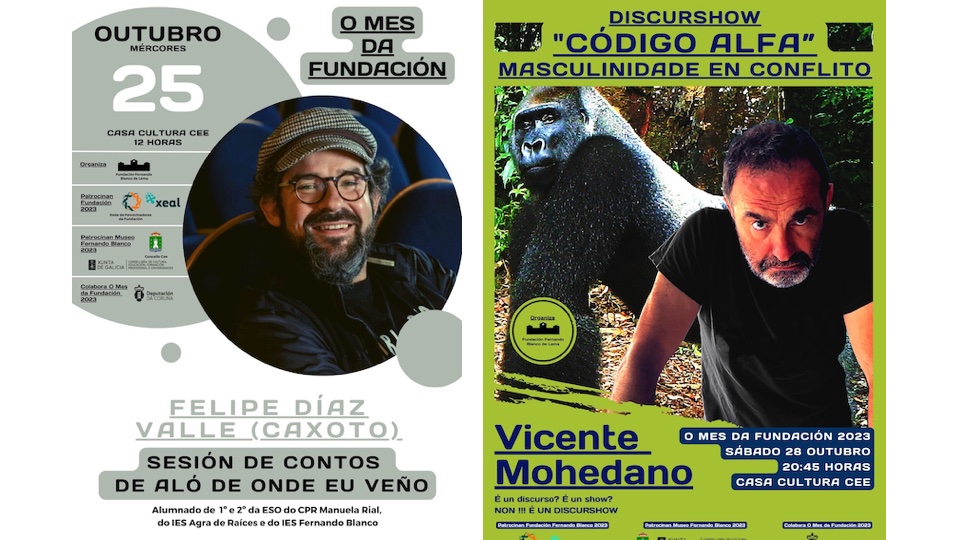 Caxoto e Vicente Mohedano en Cee