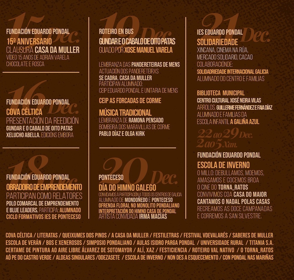 Programa 15 anos da Fundacion Eduardo Pondal