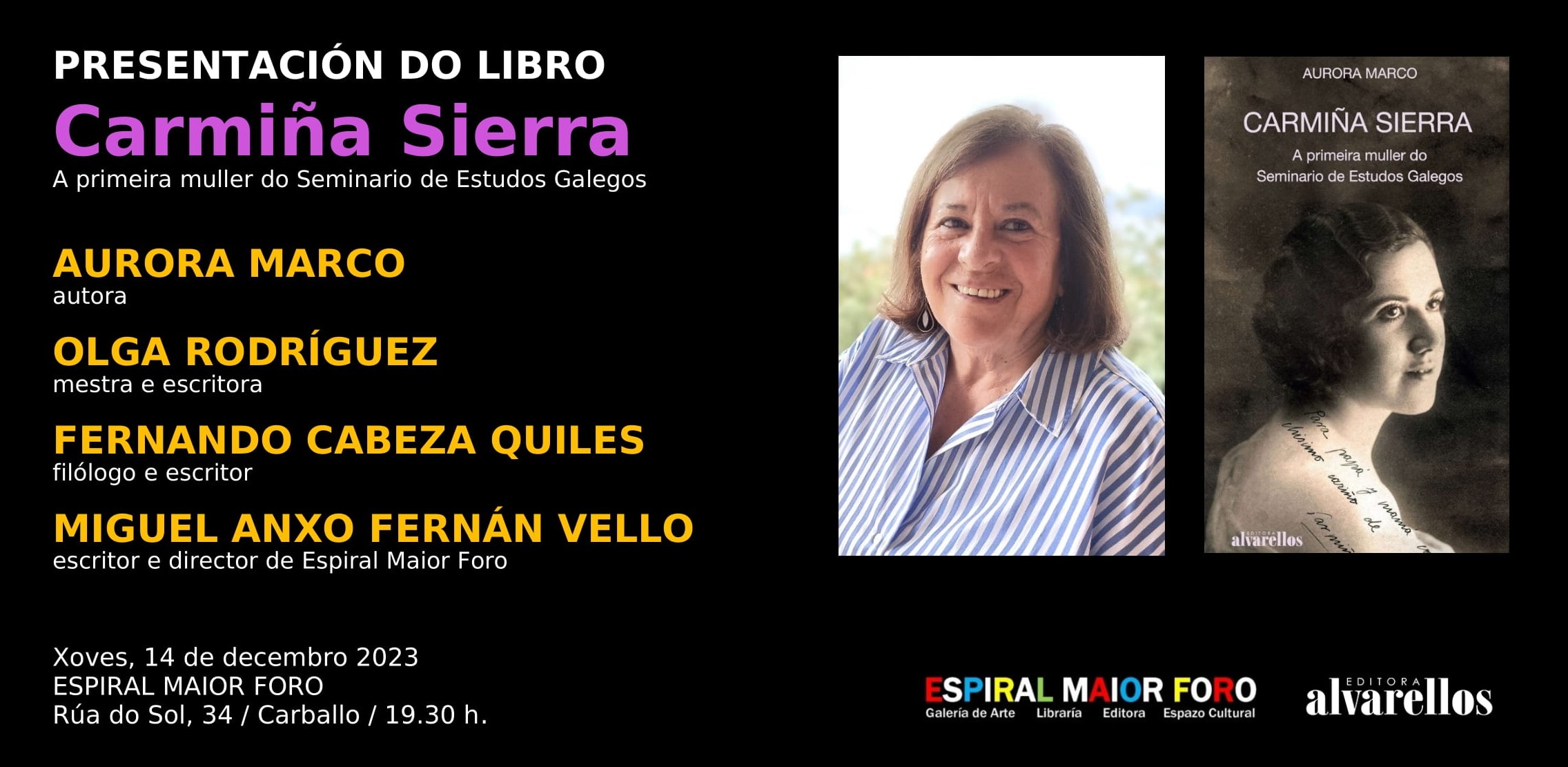 TARXETA Carmiña Sierra. Aurora Marco