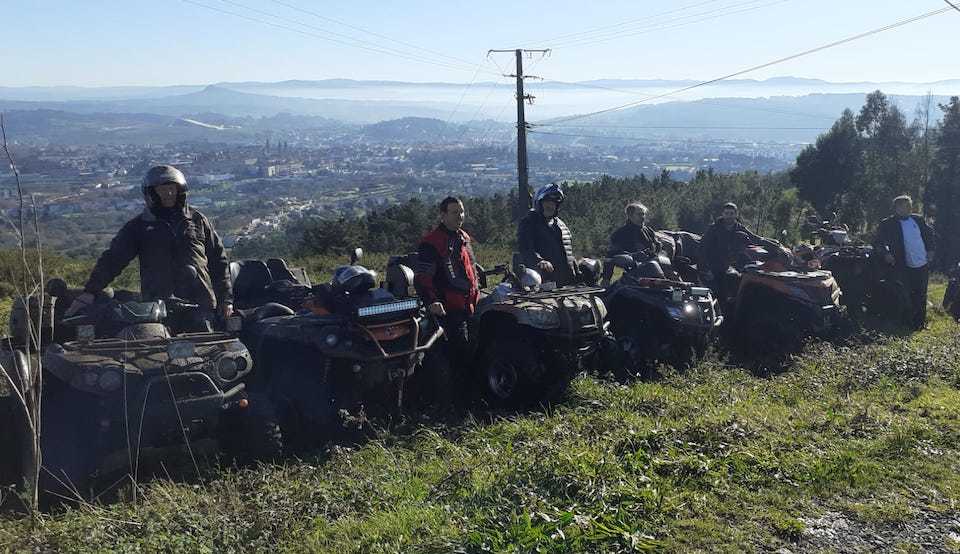 Asociacion Quad Galicia limpando a Via Celtica