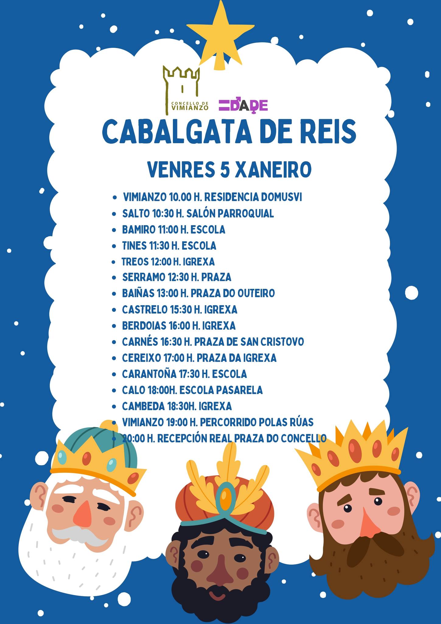 Cabalgata Vimianzo 2024-Percorrido