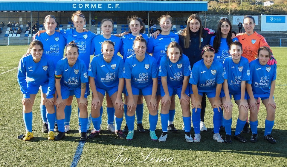 11 do Corme CF Feminino no Cairo-Foto-Fin Lema